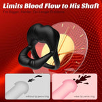 Vibrating Cock Ring With Sexy Lip Clitoris Stimulator, Stretchy Penis Ring Sex Toys For Men Erection Couples Kinky Pleasure Vibrator Adult Toys Male Vibrators 9 Vibrations, Juguetes Sexuales Hombre