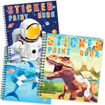 3Pcs Paint by Sticker Books for Kids, Sticker by Number, Educational Gifts for Children Ages 4-8
