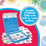Deluxe Spiral Art Drawing Kit for Kids Ages 8 and Up, Classic Design with 19 Gears and Spiro-Putty