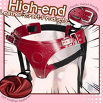 Hands-Free Strap-On Dildo Set for Beginners with Adjustable Harness and Two Realistic Dildos