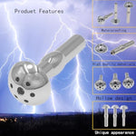 Stainless Steel Urethral Catheter Hollow Penis Plug Metal Urethral Sound Smooth Masturbation Rod Urethral Dilator Plug For Men(8Mm)