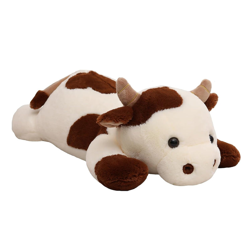25.6 Inch 5 Lbs Cow Weighted Stuffed Animals, Large Weighted Plush Animal,