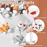 36 Pcs Horse Plush Stuffed Animals Bulk 3.15 Inch Cattle Horse Party Favors Realistic Stuffed Animals Stuffed Mini Plush Pets Toy For Farm Themed Birthday Party Gift Keychain