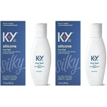 True Feel Lube, Personal Lubricant, Silicone-Based Formula, Safe To Use With Condoms, For Men, Women And Couples, 1.5 Fl Oz (Pack Of 2)