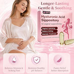 Vaginal Moisturizer Suppositories – Hyaluronic Acid for Vaginal Dryness, Long-lasting hydration that deeply nourishes the skin 72h (12 Count)
