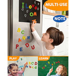 Eva Magnetic Letters Numbers 78 Pcs Alphabet Abc 123 Fridge Magnets Colorful Educational Toy Set, Preschool Learning Spelling Counting Uppercase Lowercase Math For 3 4 5 Years Kid