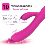 Updated Adult Toys For Women Today Triple Stimulation Pleasure Toys Set 10 Frequency Modes And Licking Feeling Automatic Electric Machine Handheld Gifts For Women Rabbit Ears Women Pleasure Toy