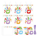 6 Set Christian Prayer Handprint Craft Kit for Kids, Sunday School Activity