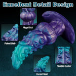 7.5In Big Butt Plug Tentacle Dildo Xl Butt Plug, Monster Large Anal Dildo Soft Silicone Butplug, Wearable Tenticle Sex Toy Octopus Massive Dildos, Huge Anal Trainer For Men Women Gay Couples