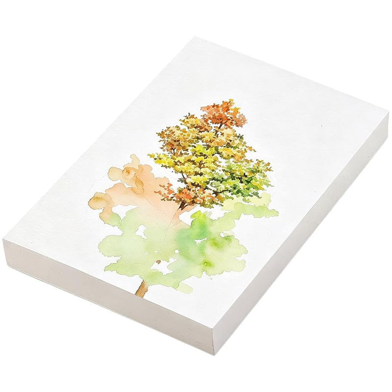 50 Sheets Watercolor Paper, 4 x 6 Inch, 140 lb 300 GSM Cotton Paper for Painting