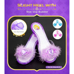 Princess Dress Up Shoes , Dress Up Clothes Pretend Play Costumes-3 Sets Of Princess Shoes, Dresses And Crowns, Princess Accessory Toys For 3-6 Yr Girl Birthday Gifts