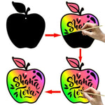 Rosh Hashanah Scratch Art Card Kit, Shana Tova Jewish New Year Crafts