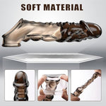 Penis Sleeve Cock Sleeve Male Sex Toy, Penis Pump Extender Cock Ring Men Sex Toys With Ball Loop, Silicone Penis Extension For Men Girth Enhance, Reusable Penis Enlarger Adult Sex Toys For Couples Men