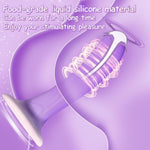 Beginner Anal Plug for Comfortable Long-Term Wear - Soft Liquid Silicone Dildo Trainer