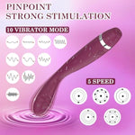 G Spot Vibrator 8 Seconds To Climax For Women & Tongue Clitoral Rose Vibrator, Sex Toys Vibration Stimulator, For Couples Female Anal Clitoris Nipple Ears G Spot For Her Pleasure