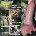 2.22lb Huge Thick Realistic Dildos, Soft Silicone Penis,Anal Sex Toys with Big Glans and Strong Suction Cup, Monster Dildo 2.5" Diameter,Adult Sex Toy for Men and Women.