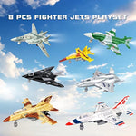Fighter Jet Military Vehicle Airplane Toy Army Air Force Die Cast Aircraft Model Plane For Kids Toy Set Collection With Lights And Sounds Bump And Go Action Toy