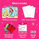 Disney Princess Foil Art and Craft Kit for Kids