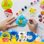 Kids Sea Shell Painting Kit with Glow in the Dark Painting Fun