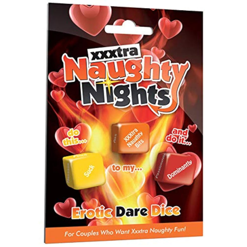 Xxxtra Naughty Nights Adults Dice Game For Couples. Stimulating Scenarios For Your Date Night, Tease And Play Together With This Intimate, Erotic Dare Dice 2 Player Experience