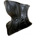 Strapon Face Neck Bound Leather - Head Harness Slave Restraint Black Leather No Pungent Smell Corset Muzzle Posture Bdsm Unisex Bondage Kit (18 Inches Neck Round, Black)