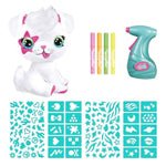 Personalize Your Own Large Neon Puppy Plush with Airbrush Kit
