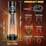 Electric Penis Pump Sex Toys - Vibrating Penis Pumps Enlarger For Men Erection, Waterproof Dick Pump With 3 Sucking Pressure And 7 Vibrating Modes, Automatic Male Masturbator Enlargement Vacuum Pump