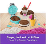 Scented Ice Cream Treats Moldable Sand Sensory Toys for Kids Ages 3+