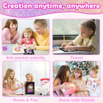 Foil Art Crafts Kit for Girls Ages 4-12, Perfect Birthday Gift Toy for Kids