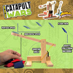 Catapult Wars Game by Horizon Group USA - Build Your Own Catapults for Head-to-Head Combat