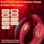 Couples App Remote Control Wearable Vibrator, Couple Women Adult Sex Toys, Long Distance Panty Vibrator With Rabbit Stimulator For G Spot Clitoral Penis Pleasure, Female Kinky Sex Toy Game