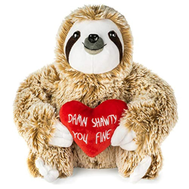 Birthday Gifts For Women - Sloth Stuffed Animal - Sha You Fine For Her, Stuffed Sloth Plush Toy For Her - Girlfriend Gift - Love Bear - Peluches Grandes Para Novia For Gf - Cute Stuffed Sloth