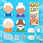 Grandparents Day Craft Kit, 28 Pieces Grandparents Gift Craft for Kids