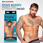 Doc Johnson Signature Series - Ryan Bones - 7 Inch Realistic ULTRASKYN Dildo with Removable Vac-U-Lock Suction Cup - F-Machine & Harness Compatible - for Adults Only, Vanilla