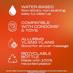 Durex Water Based Lube for Sex, Touch & Play Personal Lubricant with Ylang Ylang, Anal Lube & Sex Lube for Women & Men, Personal Lube for Anal Sex, Sex Lubricant & Sex Toy Lube, 6.76 fl oz