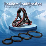 Sex Toy Penis Ring For Men Silicone Cock Rings Set 10 Pcs Erection, Longer Harder Stronger Erection Soft Stretchy Cock Ring For Sex Men Erection Enhancing And Orgasm Sex Toy