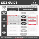 Bulgeband - Flexible Cock Ring For Male Sex Toy, Realistic Adult Male Sex Toys For Men - Nylon Fabric Penis Rings (Starter, 3 Pack)