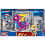 Paw Patrol, Rescue Knights Rubble and Dragon Blizzie Action Figures Set, Kids Toys for Ages 3 and up