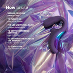 Enigma Wave Triple Stimulation Vibrator For Women, Clit Vibrator And G-Spot Vibrator With Wavemotion Technology And 8 Vibrating Patterns, Triple Pleasure Rabbit Sex Toy With Triple Motor, Black