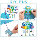 30 Sets Creation Crafts for Kids, Sunday School Bible Crafts, Christian Education Activity Kit