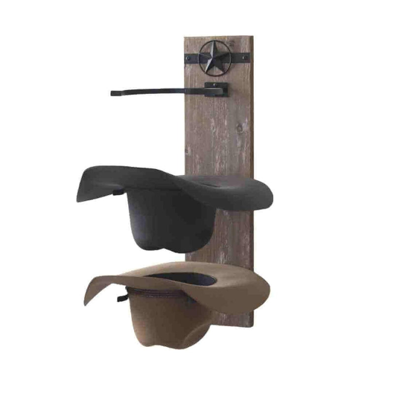 Cowboy Hat Rack For Wall | Western Hat Rack For Cowboy Hats | Rustic Wood And Me