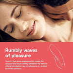 Touch X Lay On Vibrator | Vibrating Mini Bullet Sex Toys For Women | Clitoral Stimulator Personal Massager | 8 Intensity Levels & 7 Vibration Modes| Adult Toys & Sexual Pleasure Tools | Coral