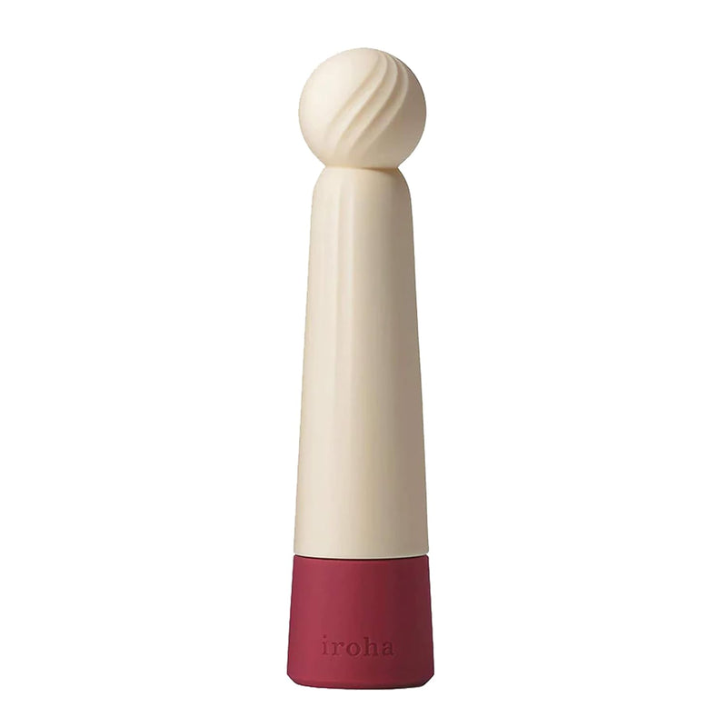 Tenga Hmr-01 Rin Akane Burgundy Vibrator For Women, Soft Touch Silicone 4-Mode Waterproof Vibrator