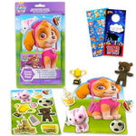 Paw Patrol Magnetic Creations Toy - Bundle with 12 Skye Magnetic Play Pieces Plus Stickers and More for Kids, Toddlers | Paw Patrol Skye Play Set for Girls