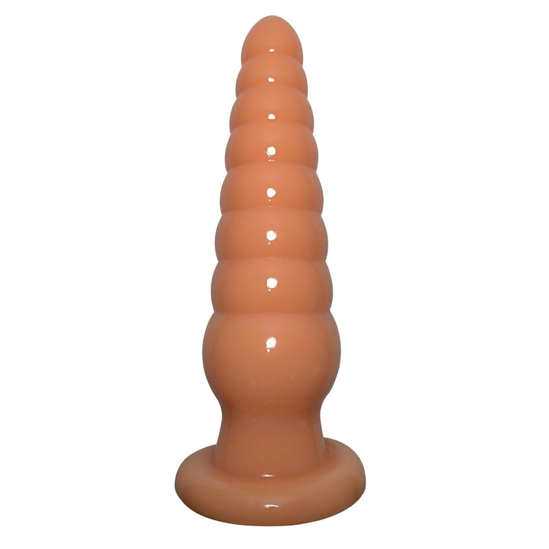 Super Big Anal Plugs Anal Beads Giant Butt Plug Trainer Sex Toys With Strong Suction Cup Soft Flexible Anal Butt Plug Anal Stretcher For Men Women Couples Huge Anal Sex Toys (Skin Color)