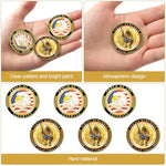 10 Pcs Military Challenge Coins Veterans Appreciation Gift,Retro Style