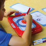 Jumbo Gears Spiral Drawing Art Toy for Kids Ages 3+, Classic Retro Design