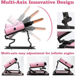Multi-Speed Adjustable Thrusting Sex Machine With Heating Dildo - Upgraded Portable Automatic Dildo Machine, Multi-Angle Fast Thrusting Sex Toy For Women