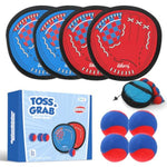 Toddler Baseball Glove And Ball Set For Boys Girls 3–12, Toss And Grab Sticky Ball Game With Adjustable Mitts, Kids Sports Toy Christmas Gift For Outdoor Indoor Family Play