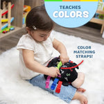 - Becky Ladybug Stuffed Animal - Montessori Learning Activity Sensory Processing Toy - Develop Motor Skills And Problem Solving - Autism Sensory Toys
